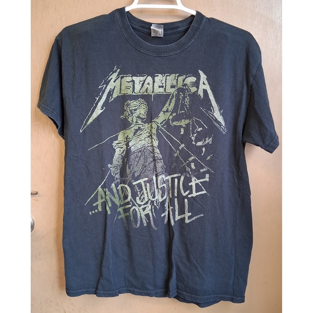 Metallica And Justice For All Reproduction Graphic Tee Medium